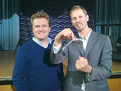 Todd Alexander with Aled Jones